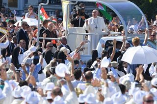 Pope Francis visits Hungary for the International Eucharistic Congress