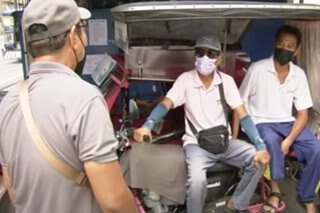Tricycle drivers sa Marikina hinatiran ng tulong