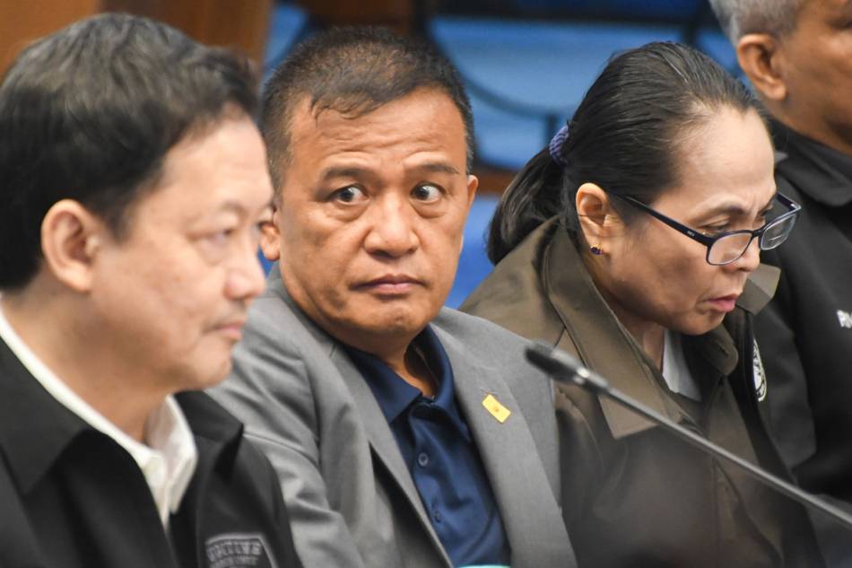 Former Bureau of Corrections chief Nicanor Faeldon attends a Senate hearing in Pasay City on the alleged 