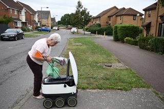 Delivery robots take the strain out of shopping in UK