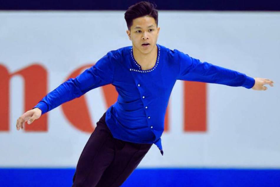 Figure skater Edrian Paul Celestino. From the Philippine Skating Union's Facebook page