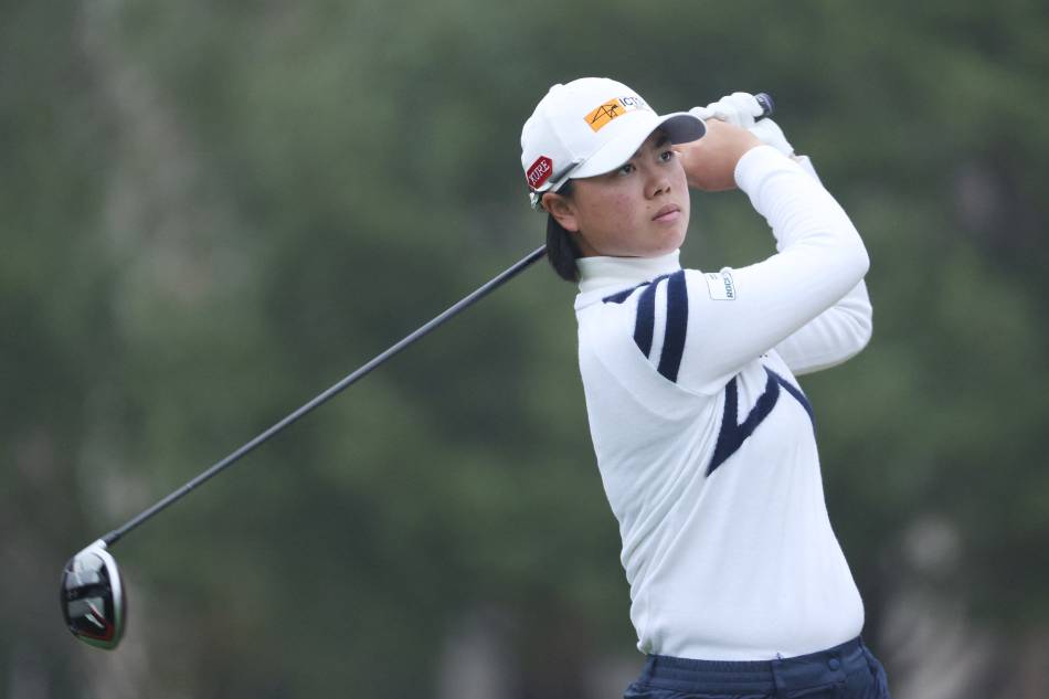 Yuka Saso of the Philippines plays her shot from the sixth tee during the final round of the 75th U.S. Women's Open Championship at Champions Golf Club Cypress Creek Course on December 13, 2020 in Houston, Texas. File photo. Jamie Squire, Getty Images/AFP.