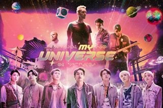 ‘My Universe’ ng BTS, Coldplay mahigit 25M views na