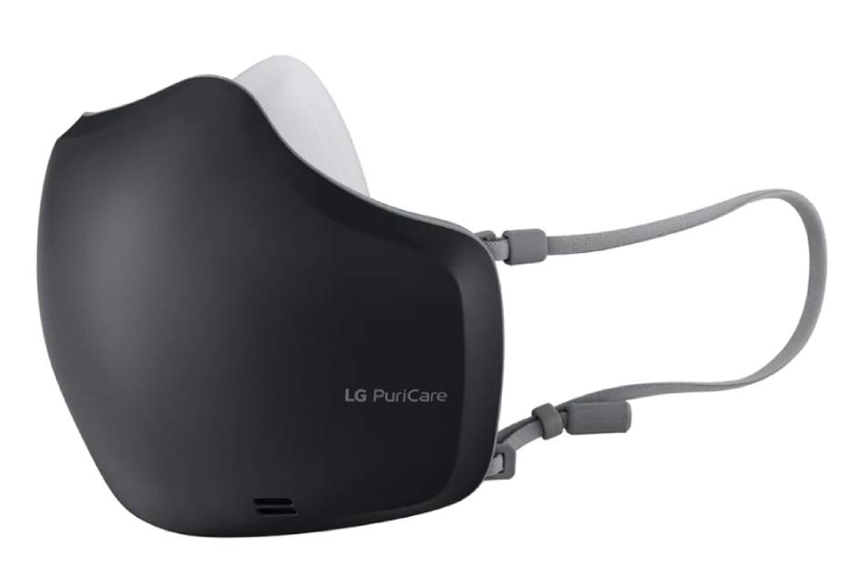 LG PuriCare Wearable with VoiceOn also comes in black. Handout