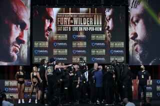 Fury, Wilder post career-heaviest weights ahead of fight