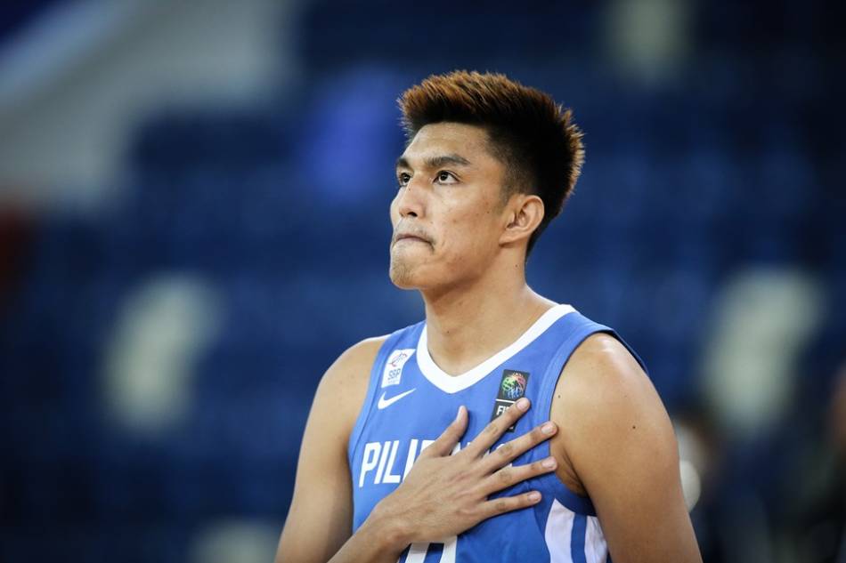 Kemark Carino during the FIBA Asia Cup qualifiers. FIBA.basketball