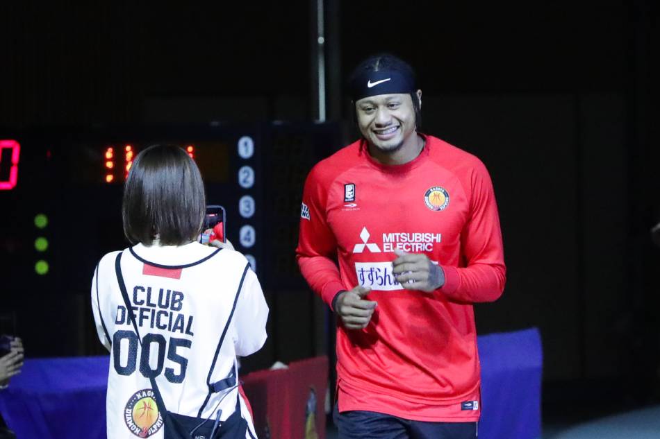Former TNT star Ray Parks now plays for Nagoya in the B.League. (c) B.LEAGUE