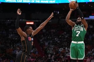 NBA: Celtics' dominant effort ends Heat's win streak