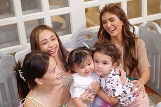 LOOK: Maymay, Sofia Andres meet Elisse Joson’s baby