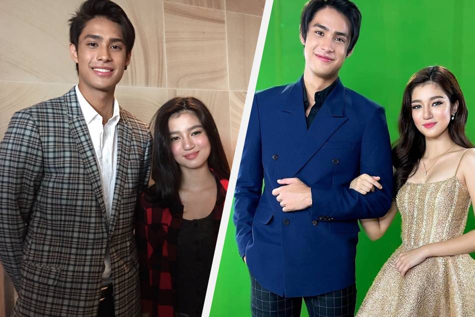 Donny Pangilinan and Belle Mariano (left) pose together shortly after being announced as the lead stars of ‘He’s Into Her’ in November 2019, and during their shoot as award presenters in the Asian Academy Creative Awards in November 2021. FILE, ABS-CBN News / Instagram: @rbchanco