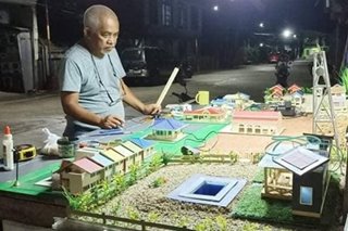Christmas village ng senior citizen sa Samar, hinangaan