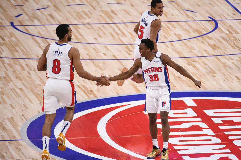 NBA Pistons topple Heat to end 14game losing skid ABSCBN News