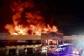Palengke sa Oton, Iloilo nasunog; halaga ng natupok nasa P30-M