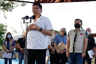 Duterte tuloy ang pag-iikot sa mga nasalanta ng Odette
