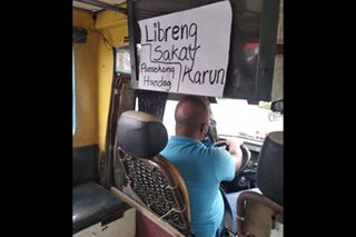 Libreng sakay, alok ng jeepney driver nitong nagdaang Pasko