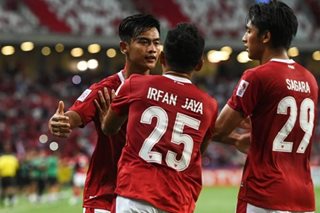Indonesia overcome Singapore in Suzuki Cup semi-final