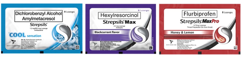 There is a Strepsils product for different sore throat needs. Photo source: Strepsils