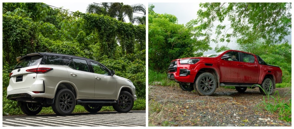 Both the new Fortuner and Hilux models are marked with the GR emblem, promising exhilarating drives with every trip. Photo source: Toyota Motor Philippines