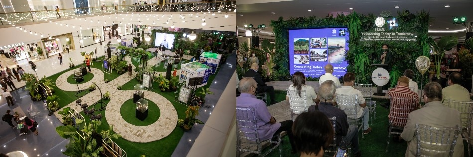 This exhibit showcases the sustainability and resilience initiatives of SM Prime Holdings Inc. and DOST.  The series was launched simultaneously in SM City Baguio, SM City Bacolod and SM City Davao and will be open to the public until March 20, 2022. Photo source: SM