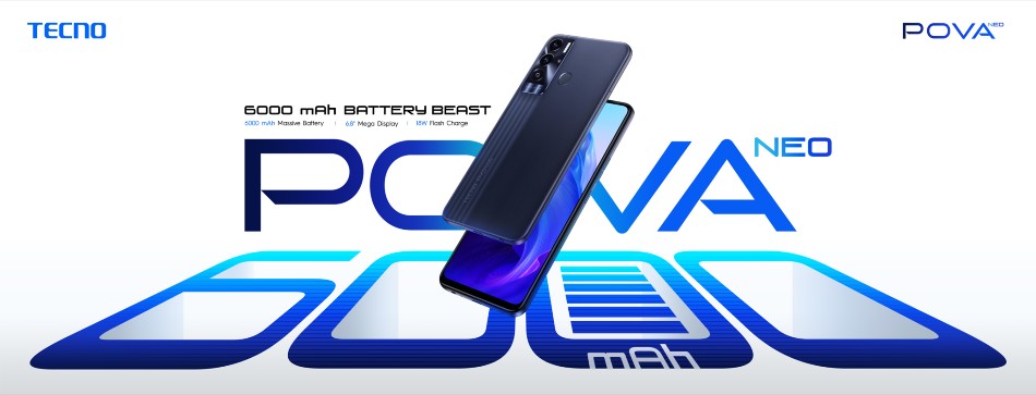 Restez alimenté avec TECNO POVA Neo tout en profitant de ses fonctionnalités telles que la caméra AI, des performances de jeu exceptionnelles et une vue grand écran.  Source photo : TECNO Mobile