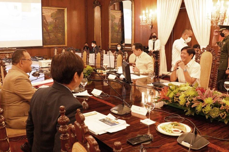 The meeting centered on the direction of the agency under his administration. Photo from President Ferdinand Marcos, Jr's Twitter page.