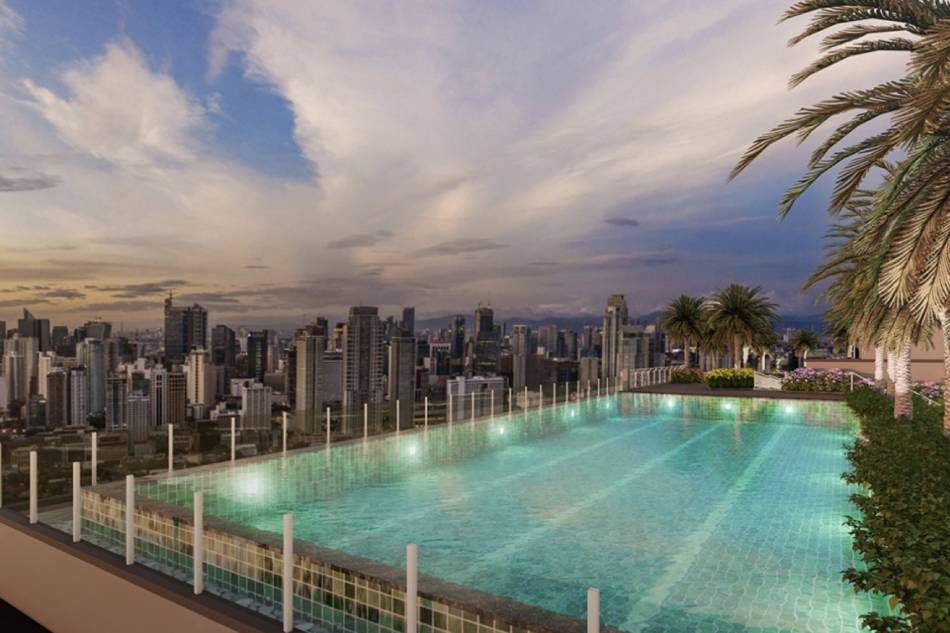 Architect's perspective of the Sky Pool. Photo source: DMCI