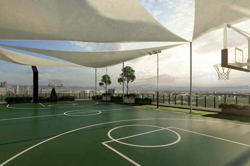 Architect's vision for the basketball court. Photo source: DMCI