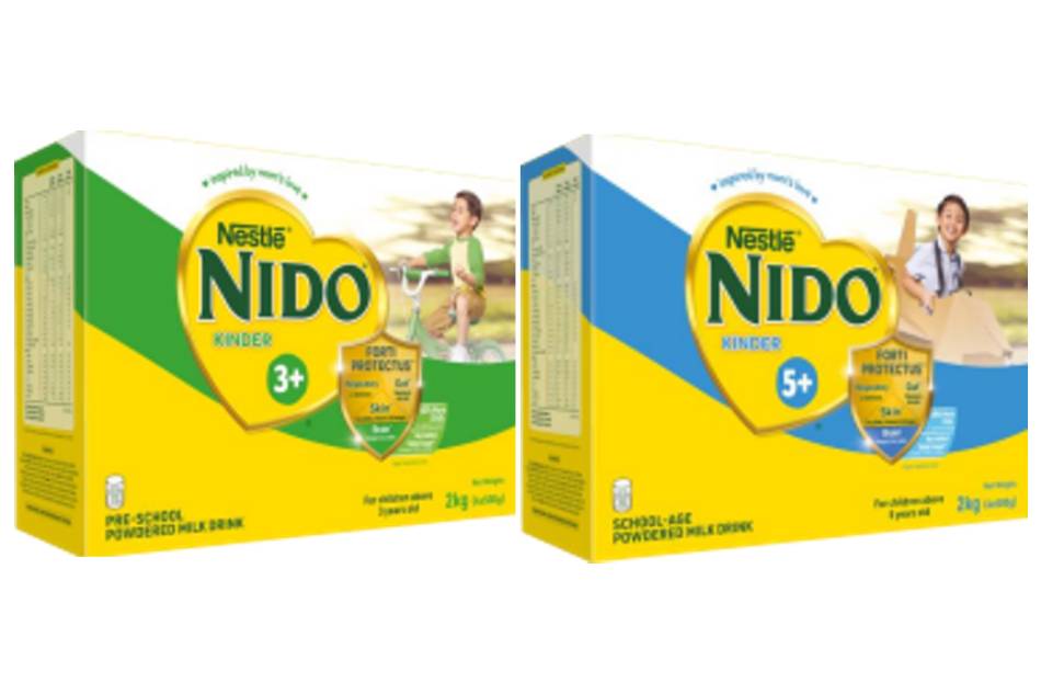 Moms can be confident that children are getting the right nutrition with NIDO 3+ & 5+ FORTIPROTECTUS. Photo source: NIDO