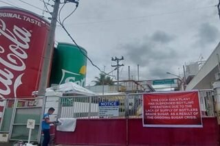 Soft drink plants in Bohol, Iloilo suspend operations amid sugar shortage