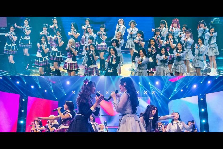 JKT48 and MNL48 share the stage during the recent 