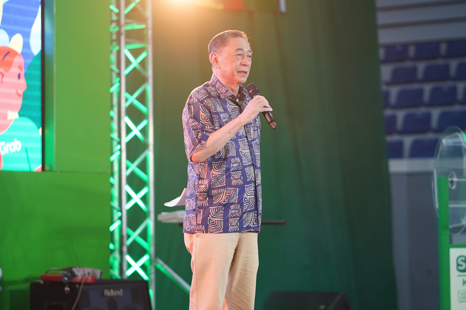DOLE Undersecretary Ciriaco A. Lagunzad III during the Grab Family Day. Photo source: Grab