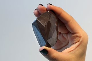 LOOK: Black diamond, largest ever cut, goes on show