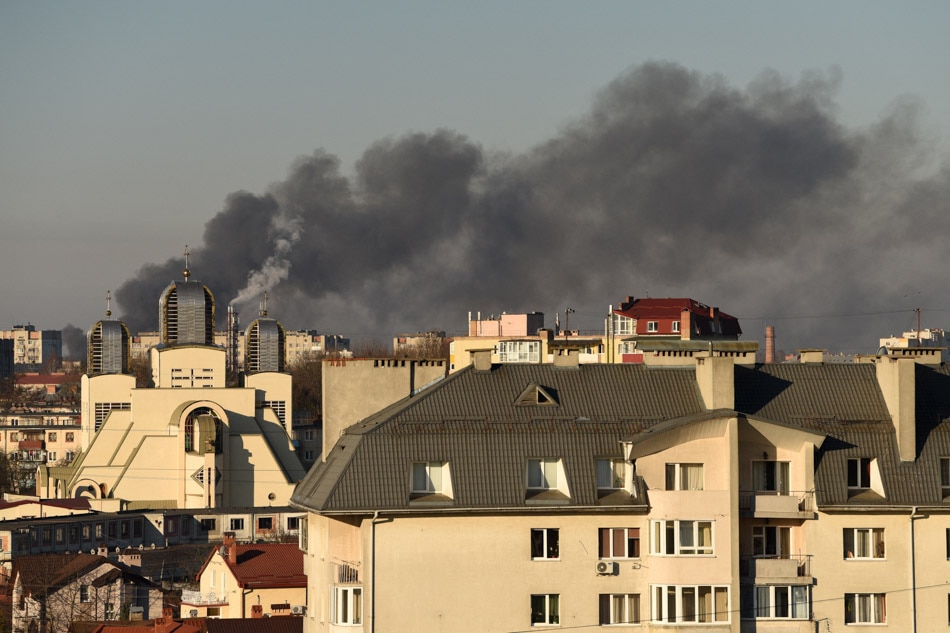 Heavy shelling destroys aircraft repair plant in Lviv