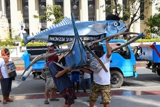 Fishermen protest Chinese vessel harassment