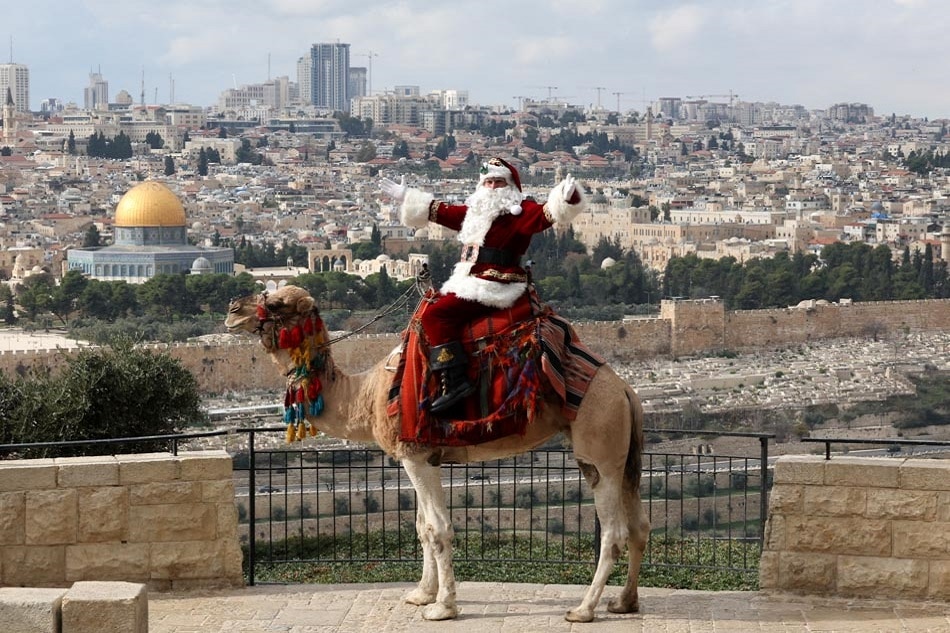 Santa in Jerusalem