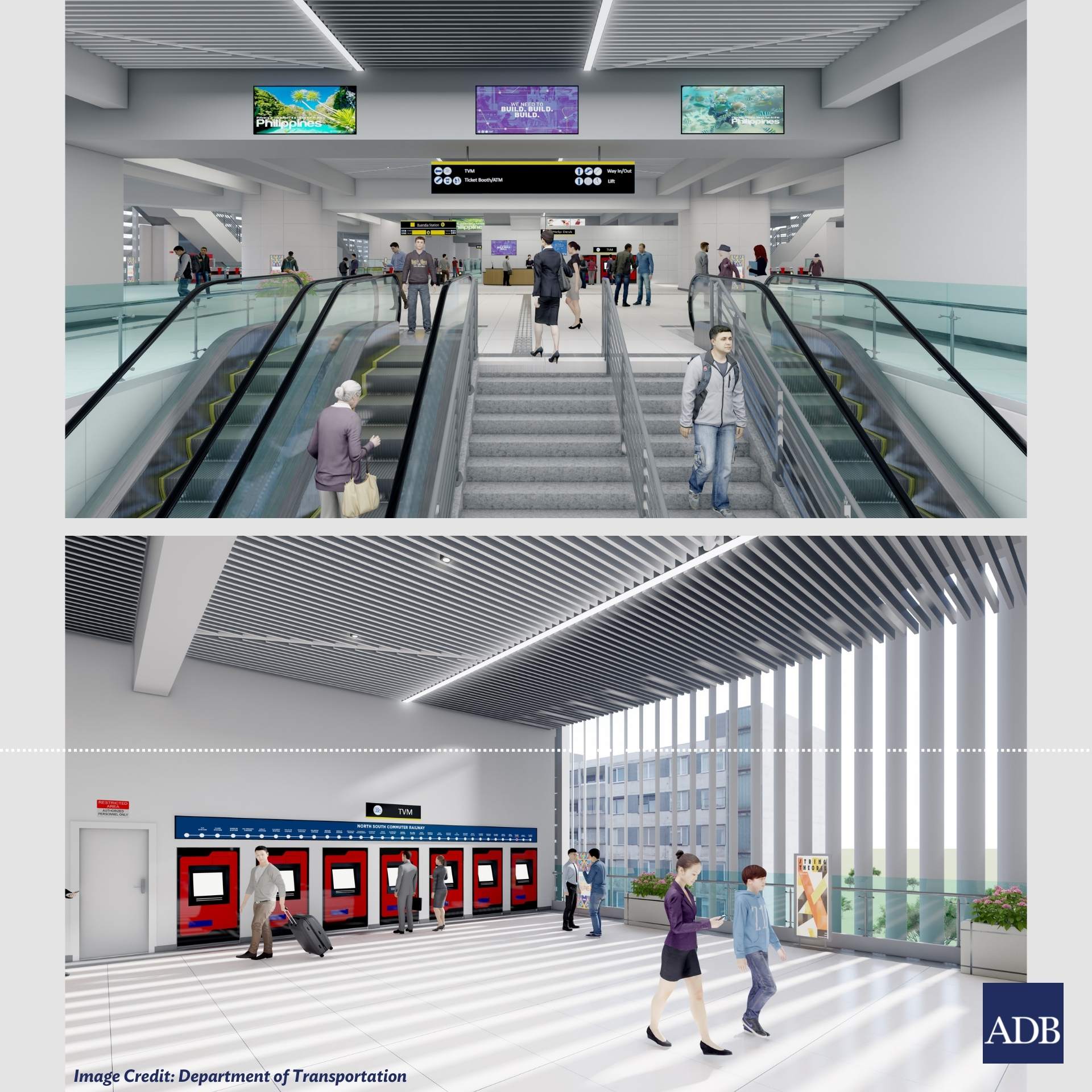ADB shows renderings of South Commuter Railway stations 5