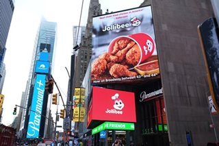 Jollibee Chickenjoy takes on global billboard capital, New York Times Square