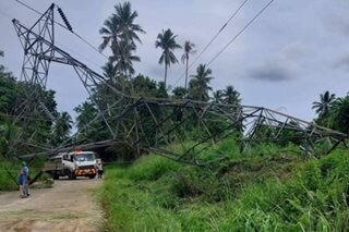 NGCP tower bombed, parts of Mindanao without power