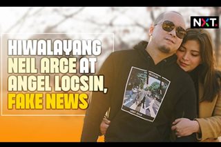 Hiwalayang Neil Arce at Angel Locsin, fake news