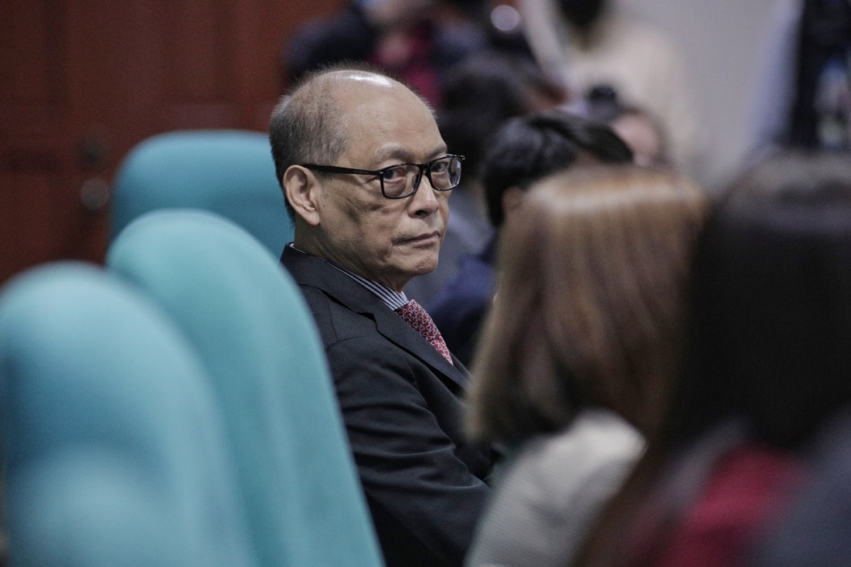 Sec. Benjamin Diokno attends deliberations on the Department of Finance (DOF) and its attached agencies' P30.6-billion proposed budget for 2023 on Monday, October 3, 2022. Joseph Vidal, Senate PRIB/File
