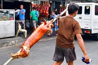 High demand for lechon on Christmas day