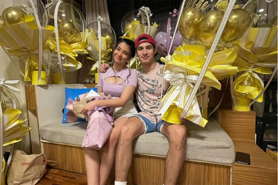 Anji Salvacion and Albie Casiño pose together in January, after the conclusion of ‘Pinoy Big Brother’s’ celebrity edition. Instagram: @thestallion09
