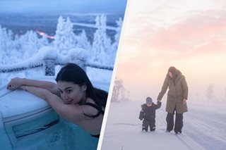 LOOK: Anne Curtis, Dahlia spend winter in Finland