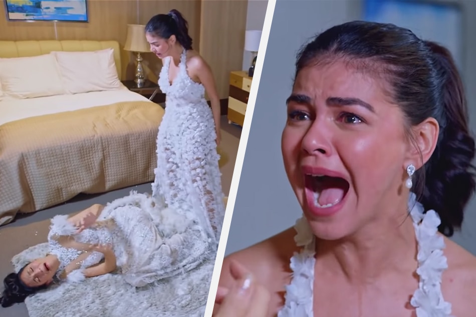 Camille (Janine Gutierrez) attacks Laviña (Teresa Loyzaga) in the January 17 episode of ‘Marry Me, Marry You.’ ABS-CBN
