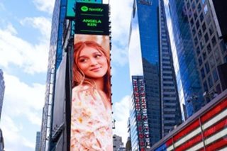 LOOK: Angela Ken featured on Times Square billboard