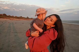 Rachelle Ann Go back in PH as son turns 10 months old