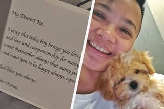 LOOK: Ice Seguerra gets new dog from Sharon Cuneta
