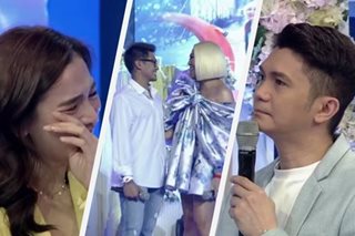 Tearful welcome for Vice Ganda, Ion Perez as ‘newlyweds’