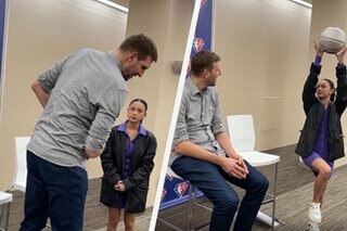 LOOK: Ylona meets Dirk Nowitzki in NBA All-Star 2022