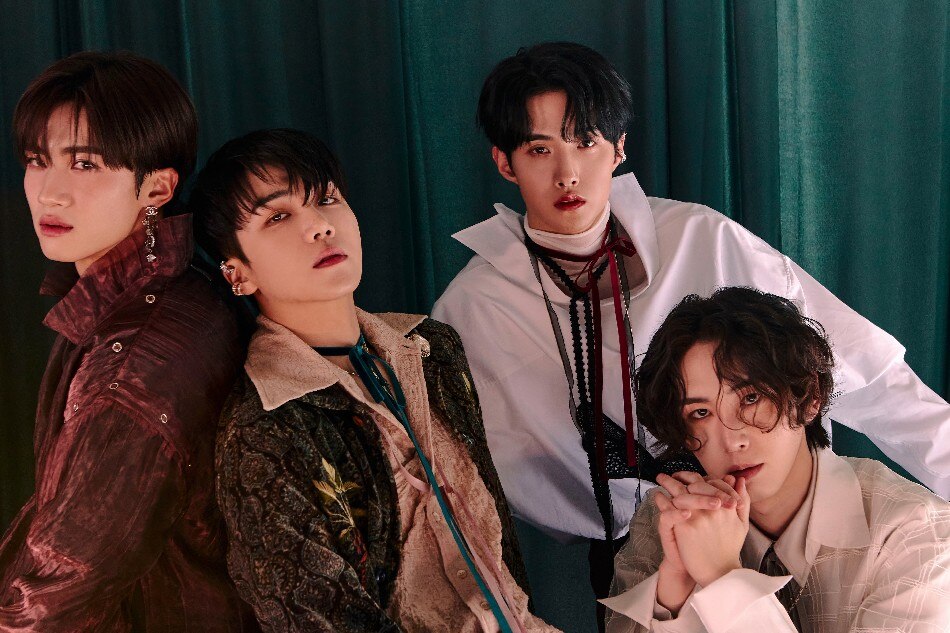Promotional photo of Pentagon members Yanan, Jinho, Yeo One and Shinwon for ‘IN:VITE U.’ Photo courtesy of Cube Entertainment